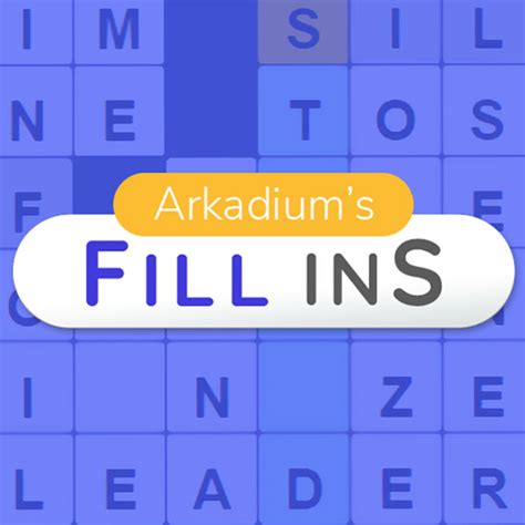 Based on the length of a row of cells, you must determine which word goes where on the grid. . Arkadium fill ins